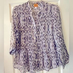 Ruby Rd. Sheer Blouse